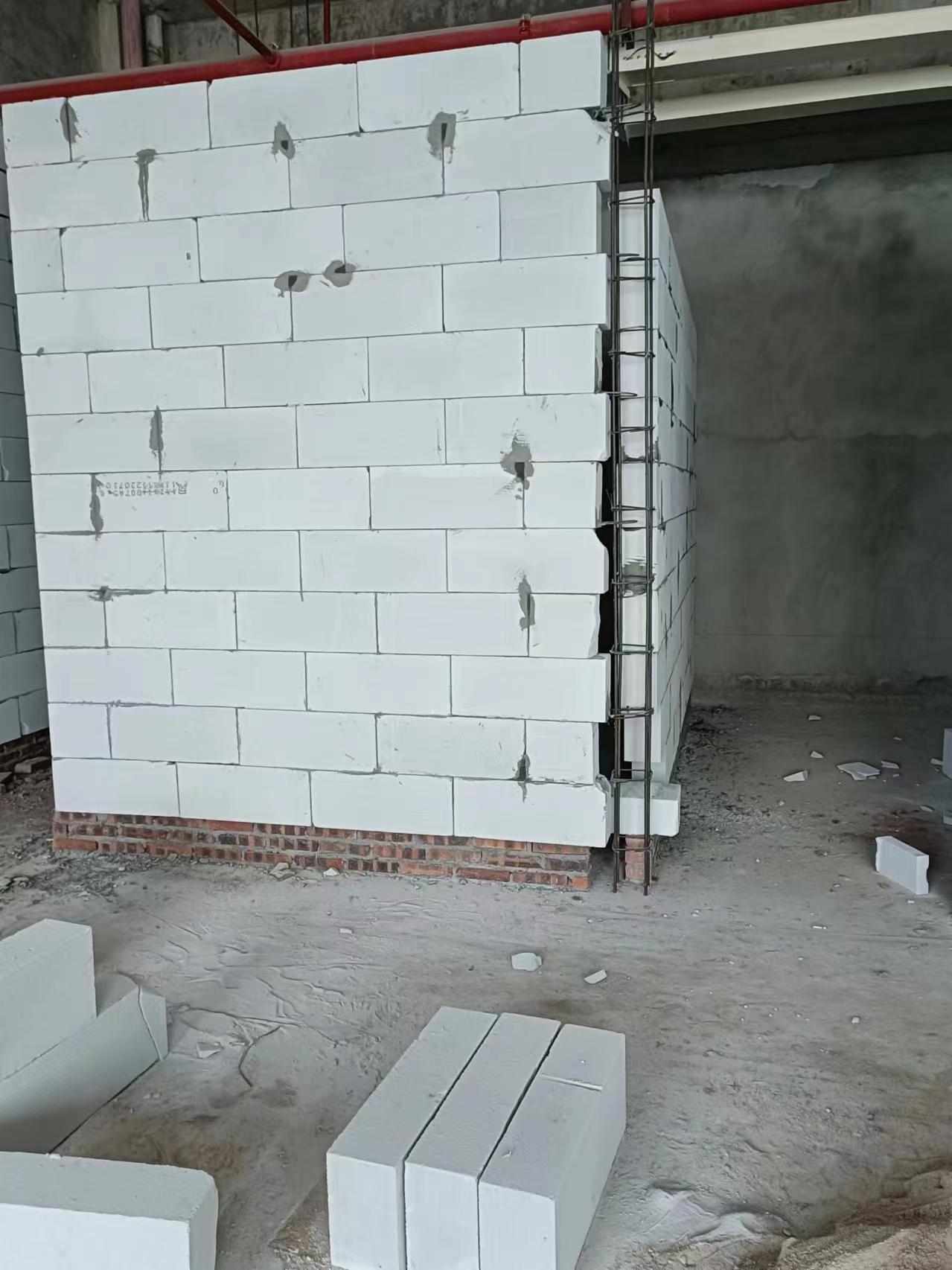 宾馆隔墙施工场景